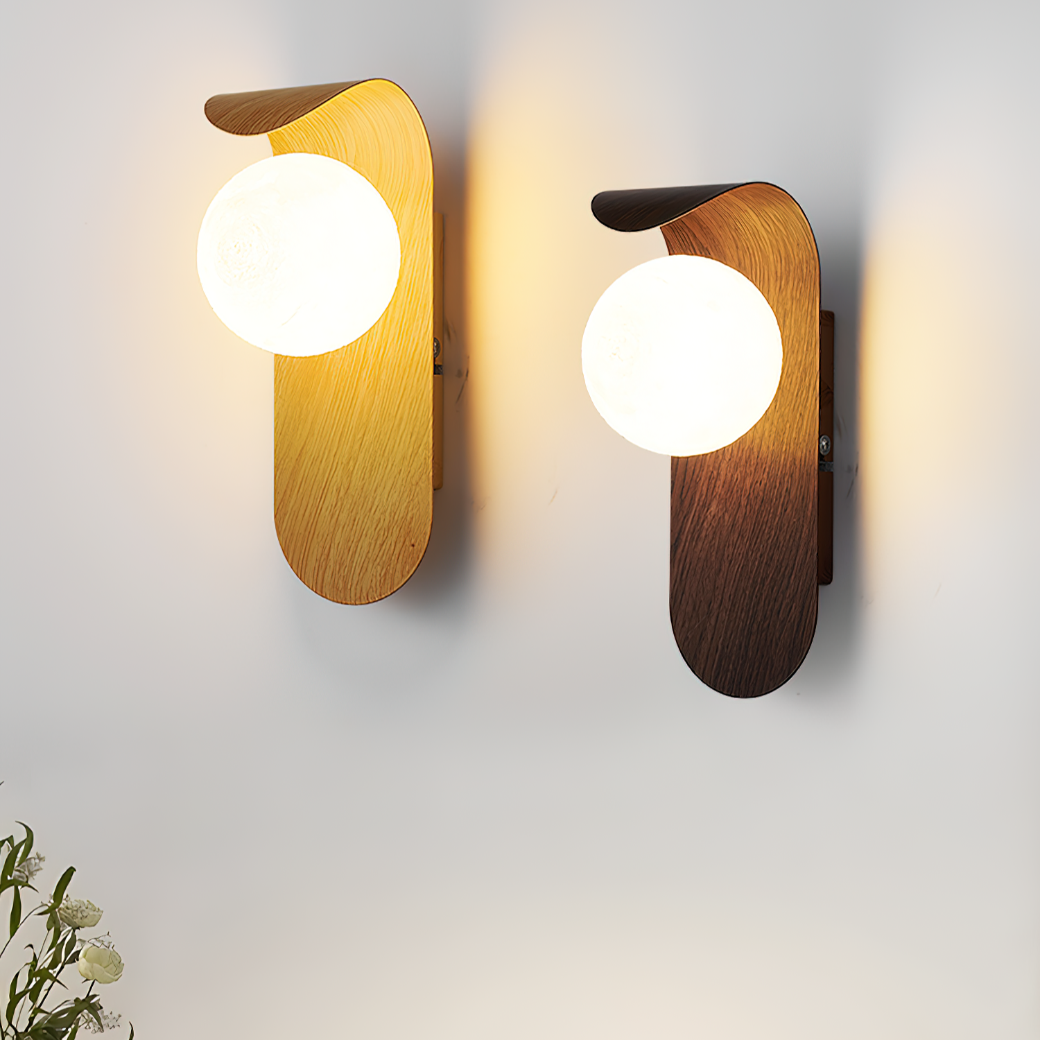 Exuro Indoor Wall Lamp Wood / Walnut - Neutralighting