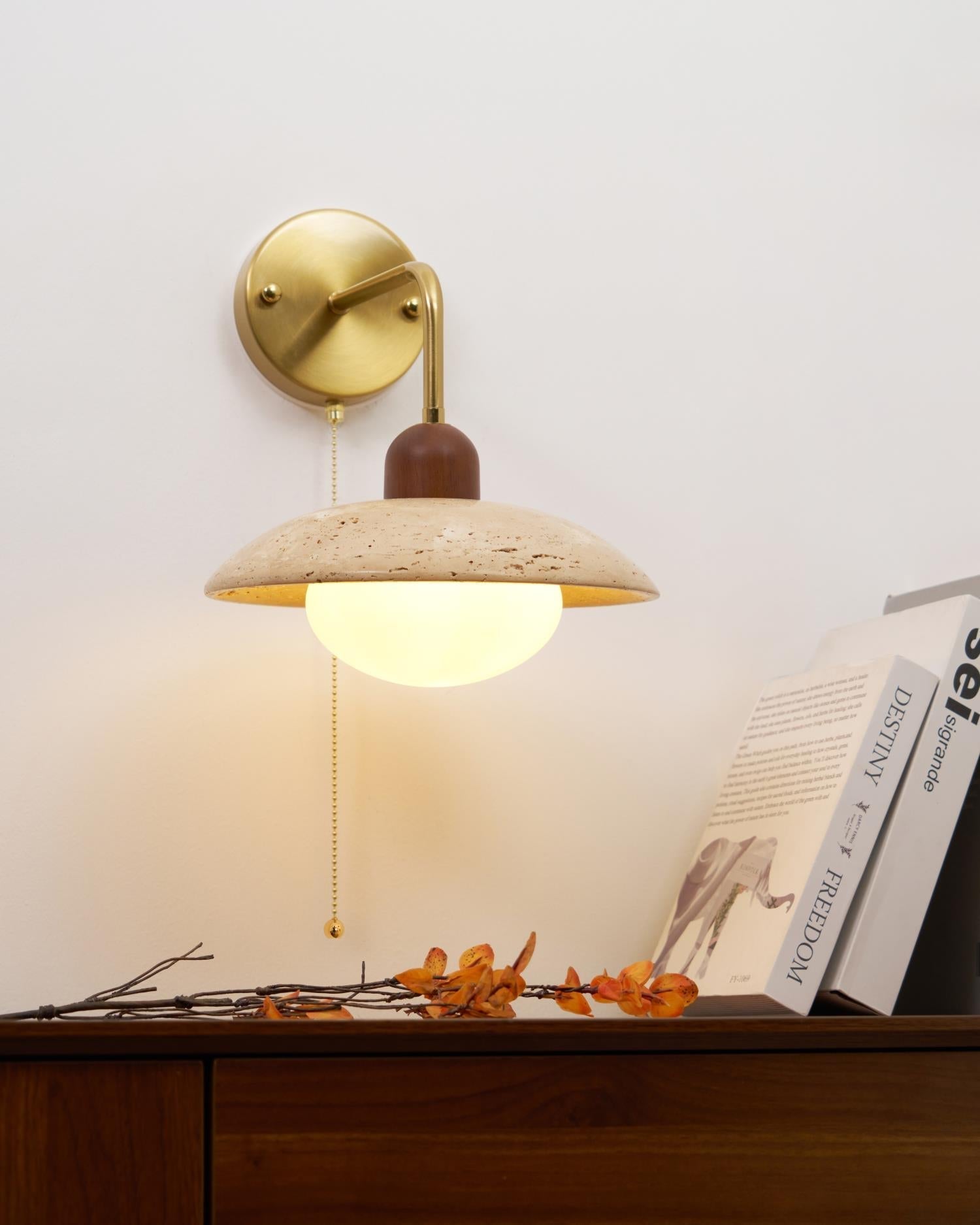 Cavone Travertine Wall Sconce - Neutralighting