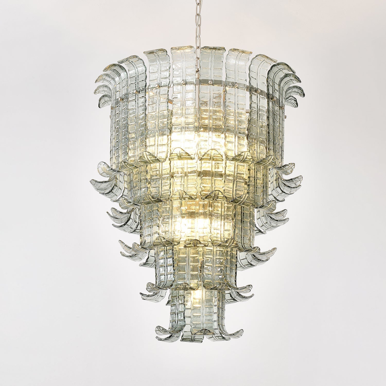 Aurora Chandelier Cascade Murano Glass Tiered Vintage