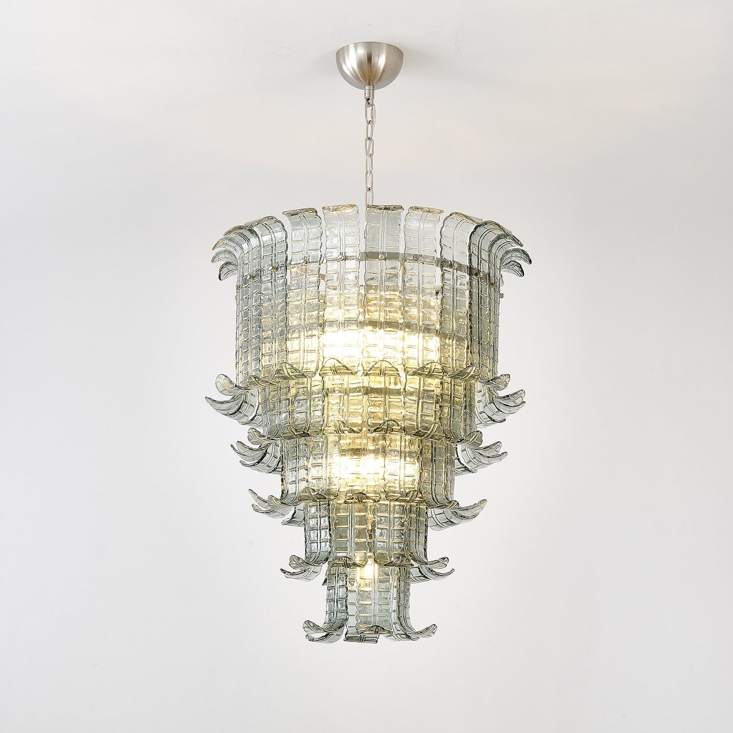 Aurora Chandelier Cascade Murano Glass Tiered Vintage