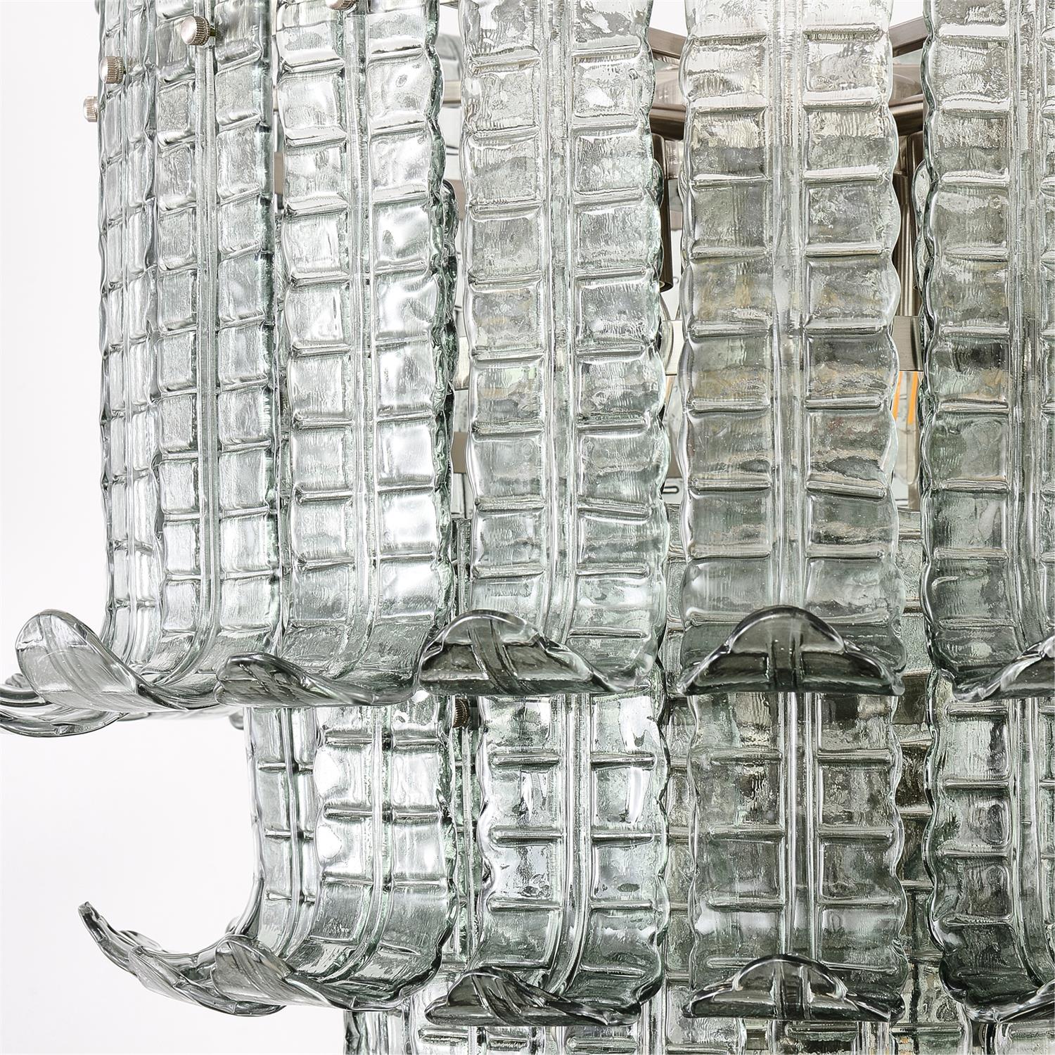 Aurora Chandelier Cascade Murano Glass Tiered Vintage