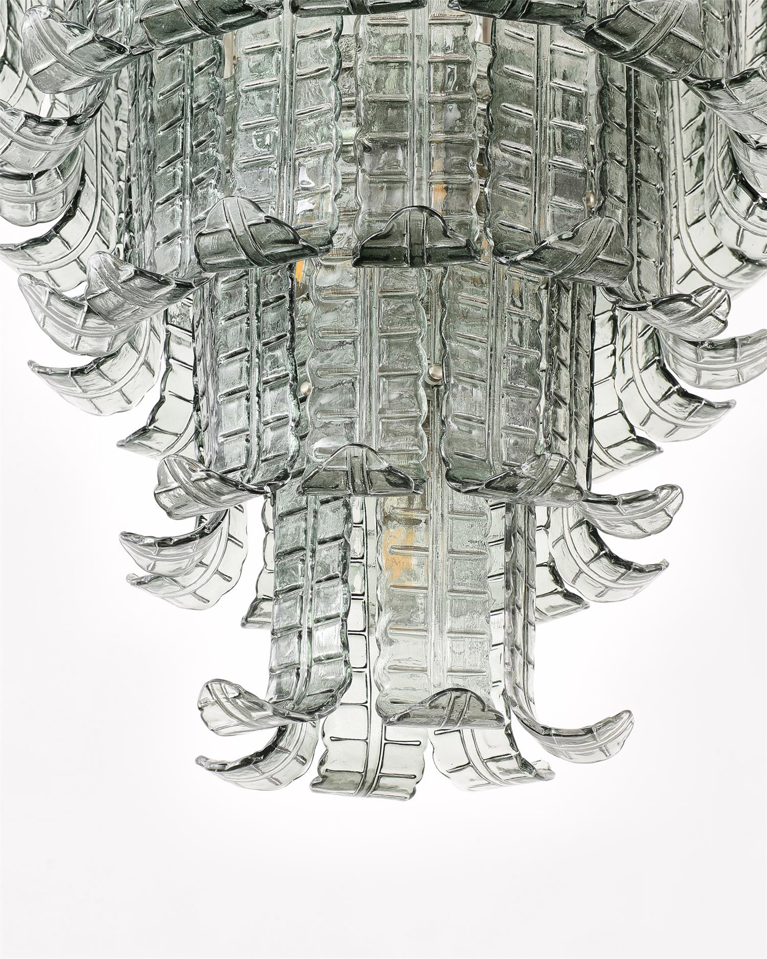 Aurora Chandelier Cascade Murano Glass Tiered Vintage