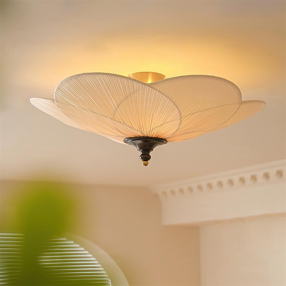 Evola Petal-Inspired Flush Mount Ceiling Light - Neutralighting