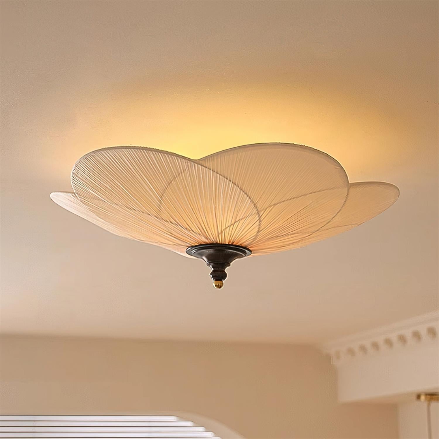 Evola Petal-Inspired Flush Mount Ceiling Light - Neutralighting