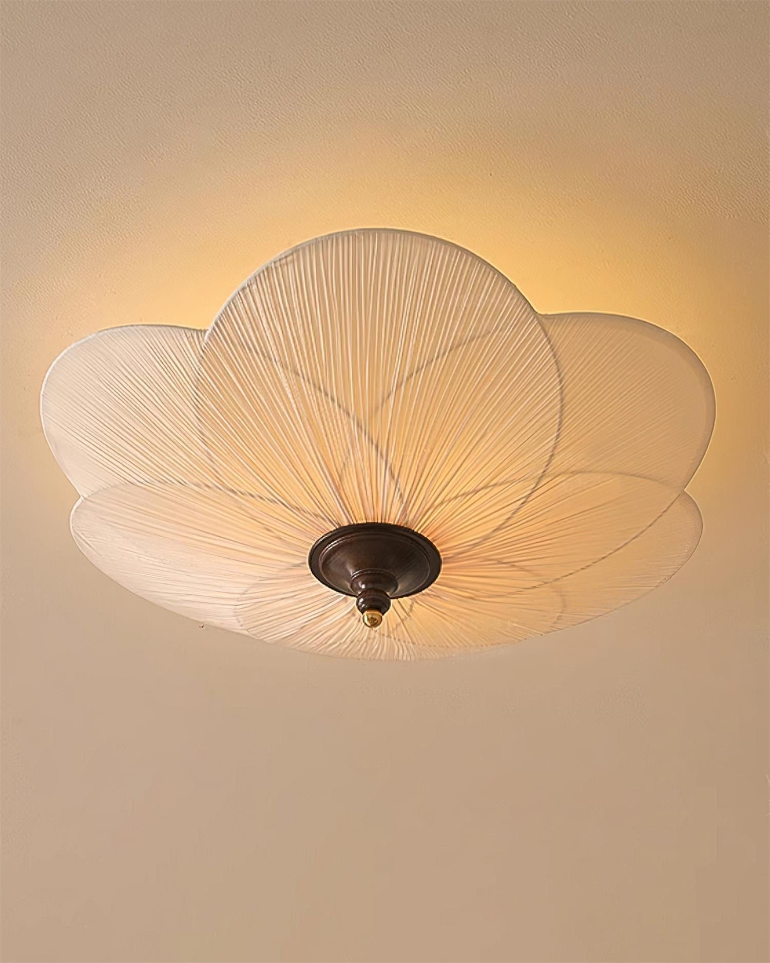 Evola Petal-Inspired Flush Mount Ceiling Light - Neutralighting