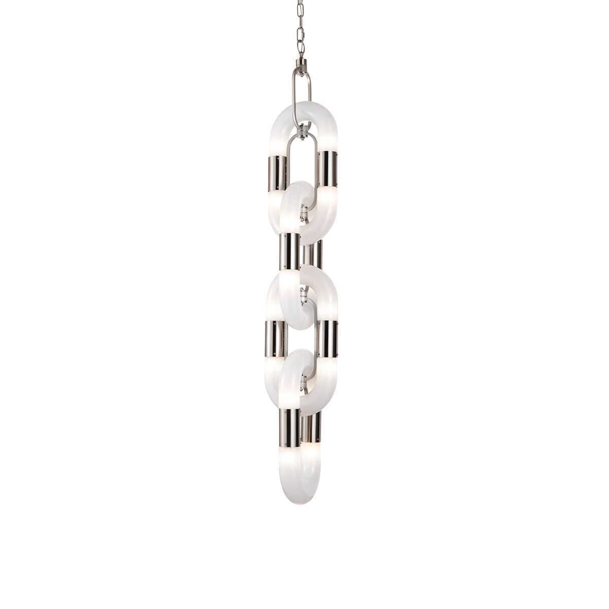 Pendant Light Chain Link Modern Acrylic Stainless Steel Hanging Lamp - Neutralighting