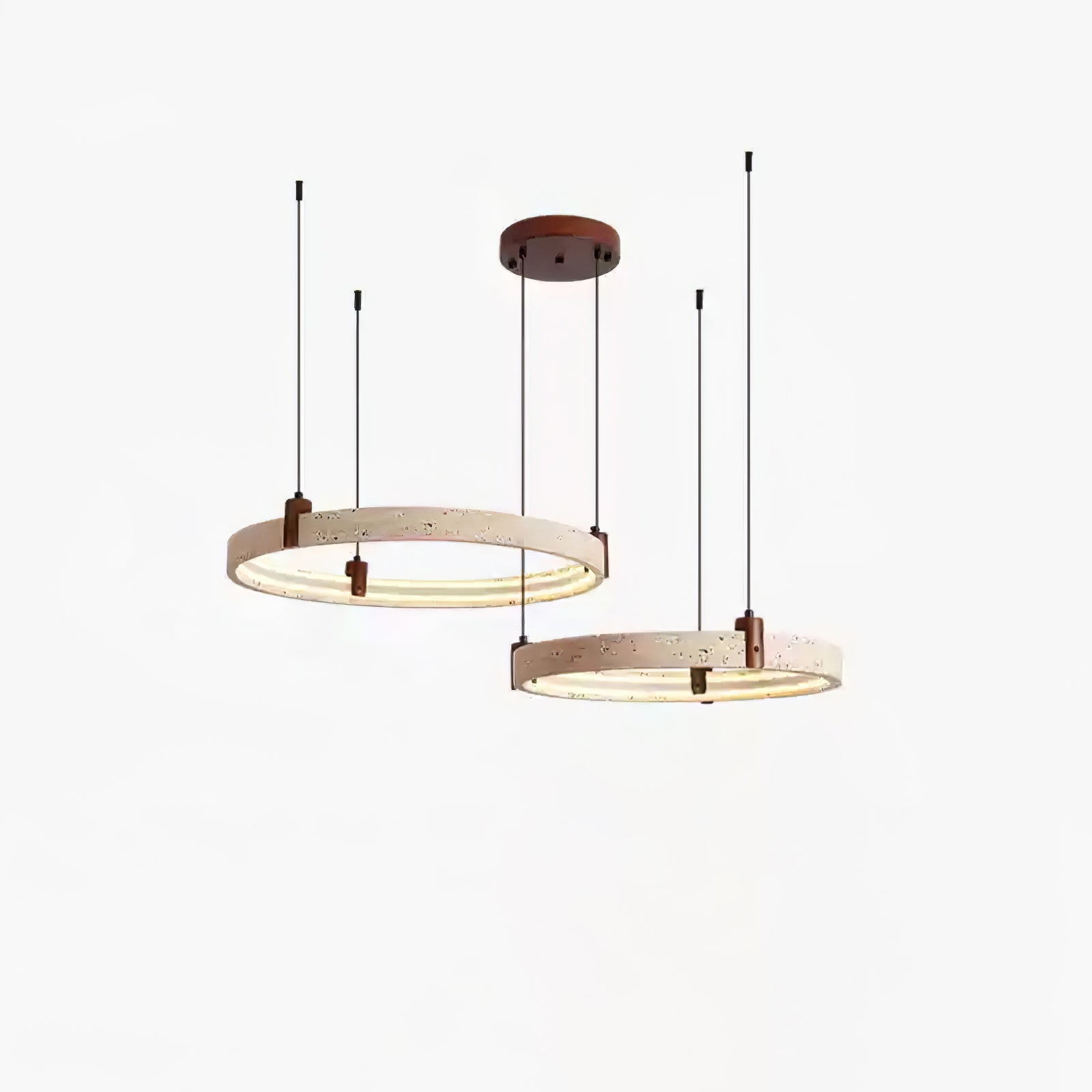 Orvinir Travertine Chandelier - Neutralighting