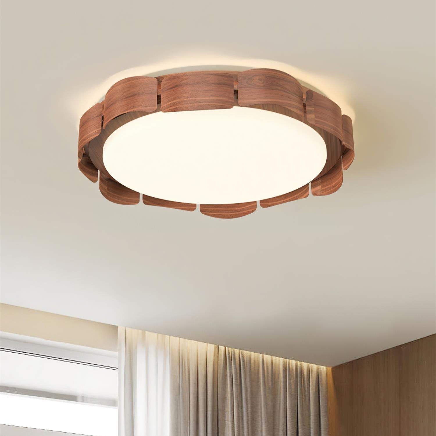 Ardura Walnut LED Ceiling Light - Neutralighting
