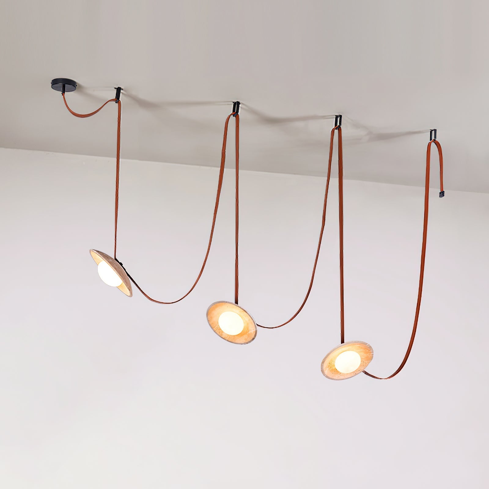 Ritta Chandelier Travertine Multi-Pendant - Neutralighting