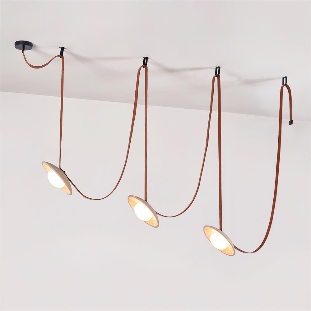 Ritta Chandelier Travertine Multi-Pendant - Neutralighting