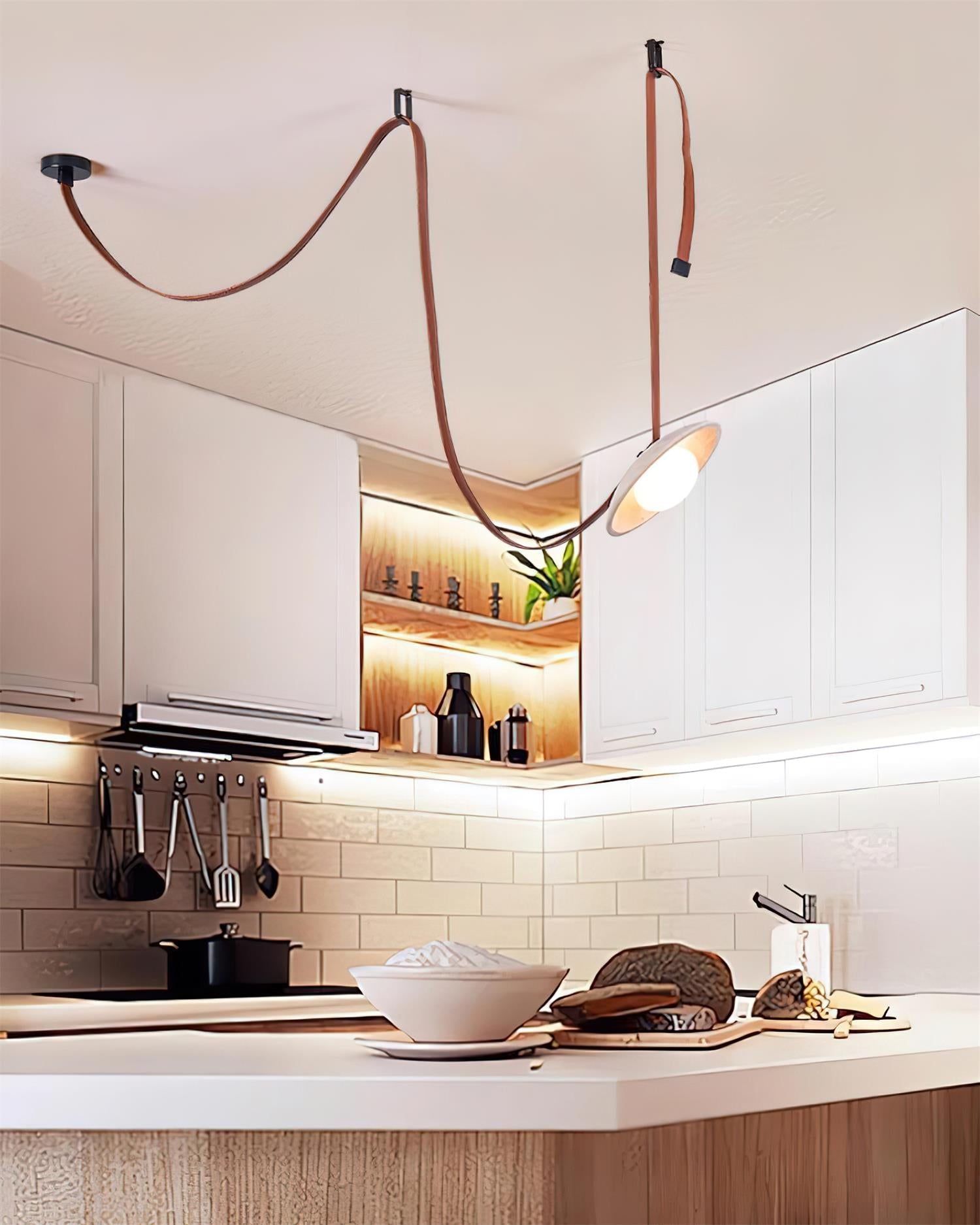 Ritta Chandelier Travertine Multi-Pendant - Neutralighting
