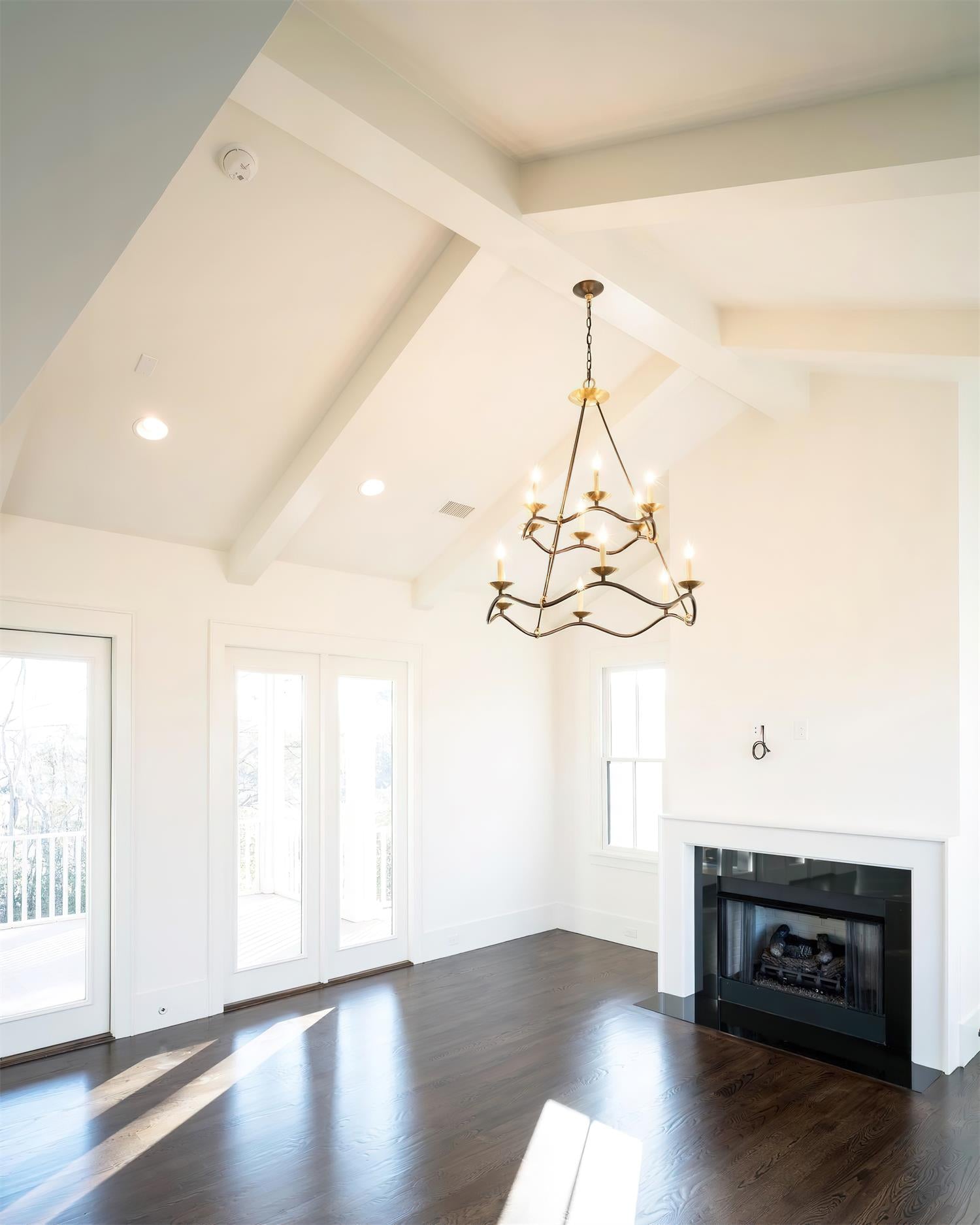 Juvin Two-Tier Candle Chandelier - Neutralighting