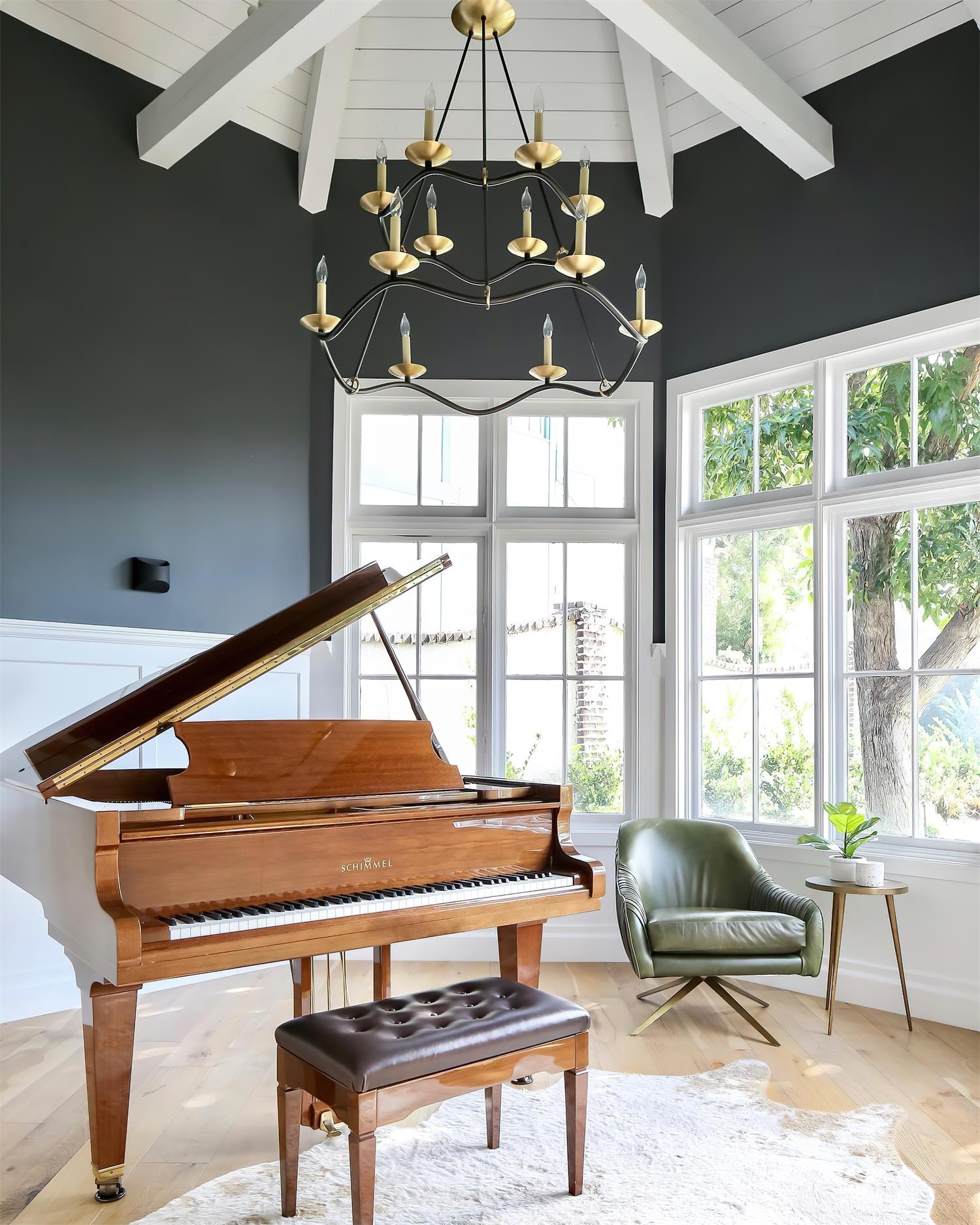 Juvin Two-Tier Candle Chandelier - Neutralighting