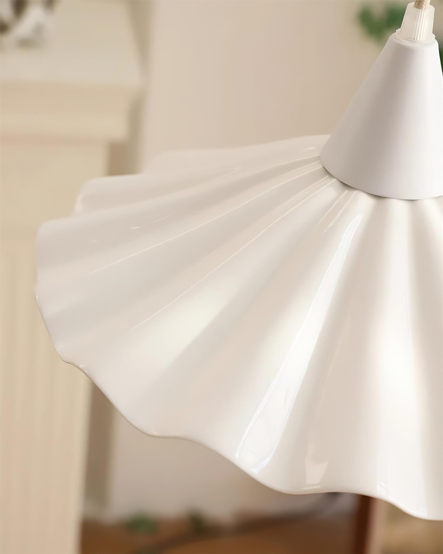Rivora White Ceramic Pendant Light - Neutralighting