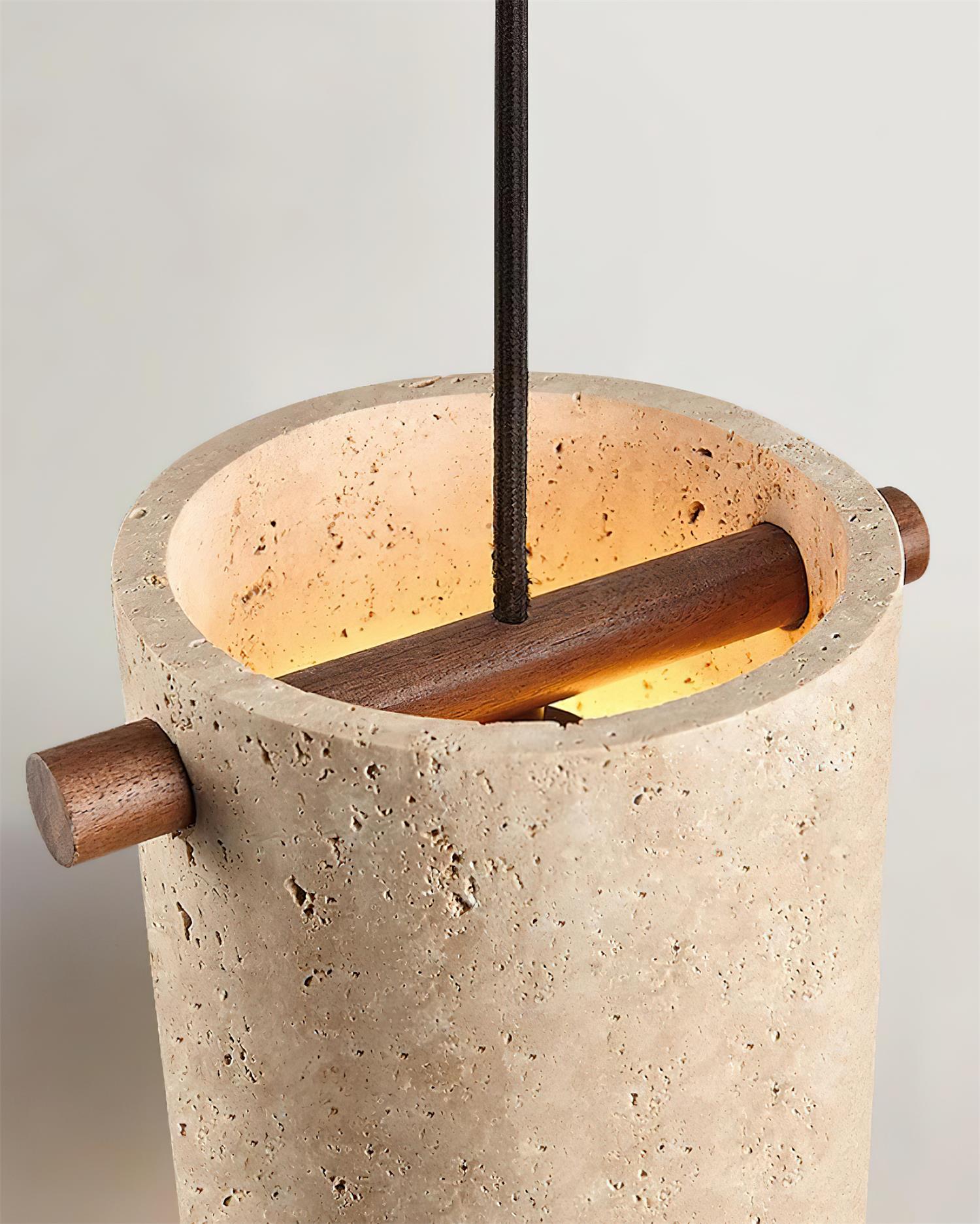 Gavilo Travertine Pendant Lamp - Neutralighting