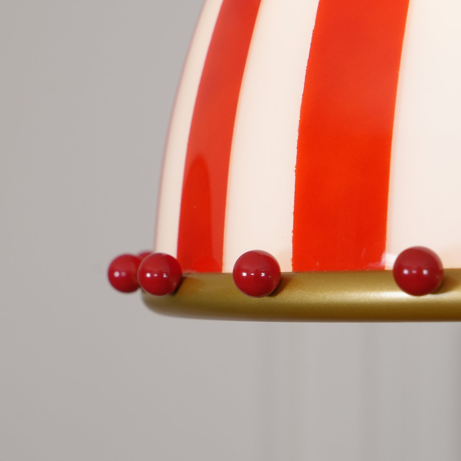 Red and white stripes Glass Pendant Lamp - Neutralighting