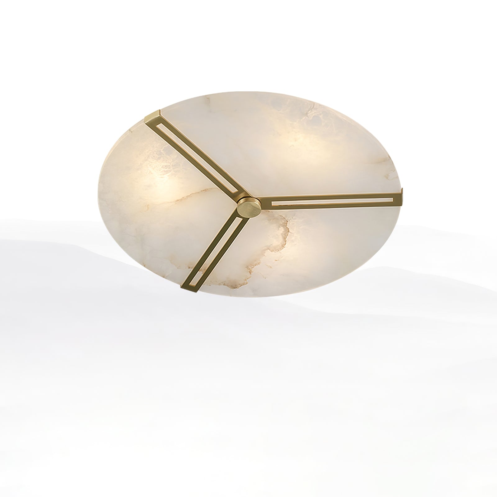 Aveline Alabaster Flush Mount Ceiling Light - Neutralighting