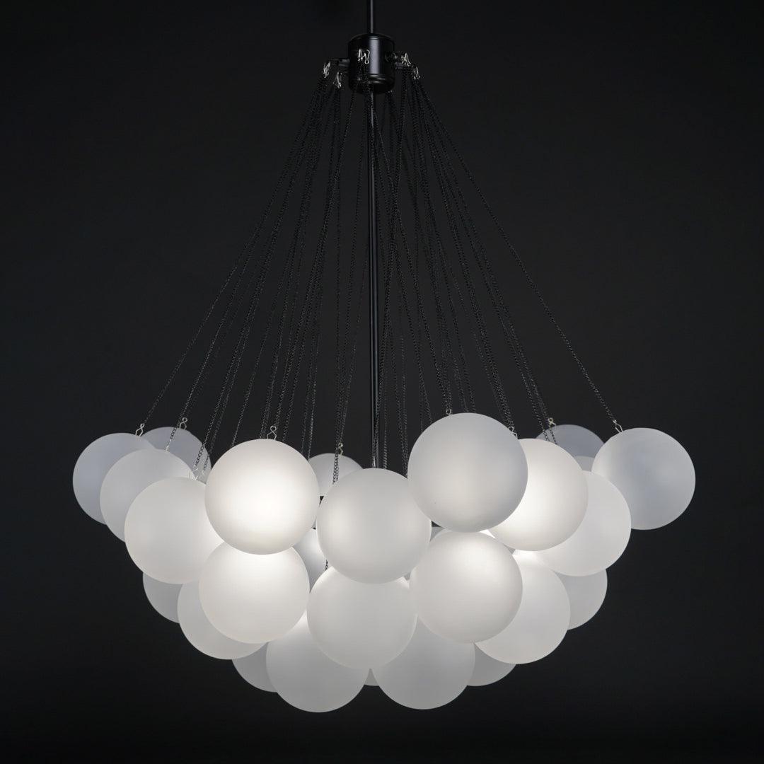 Fayne Glass Globe Pendant Light Bubble - Neutralighting