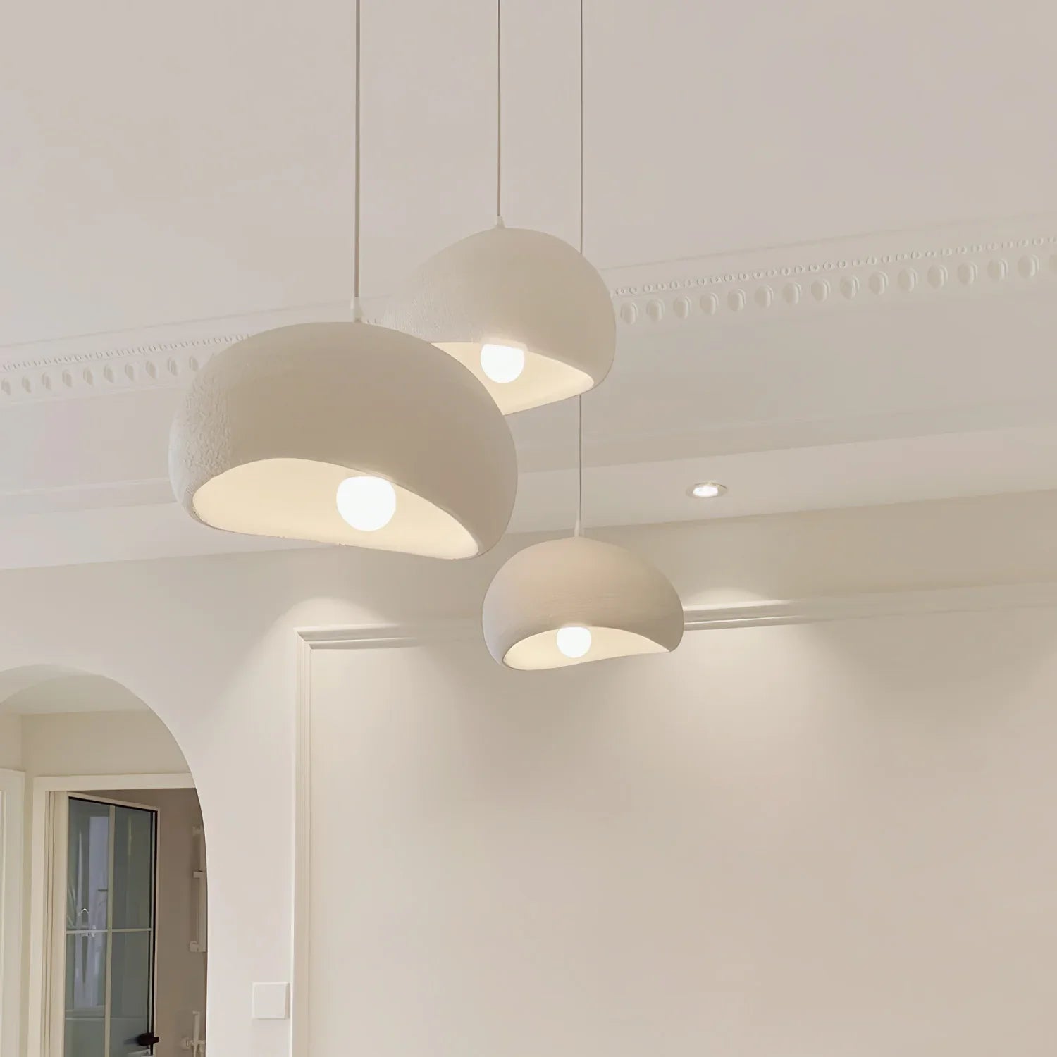 Kryo Wabi-Sabi Spherical Cloud Pendant Light - Neutralighting