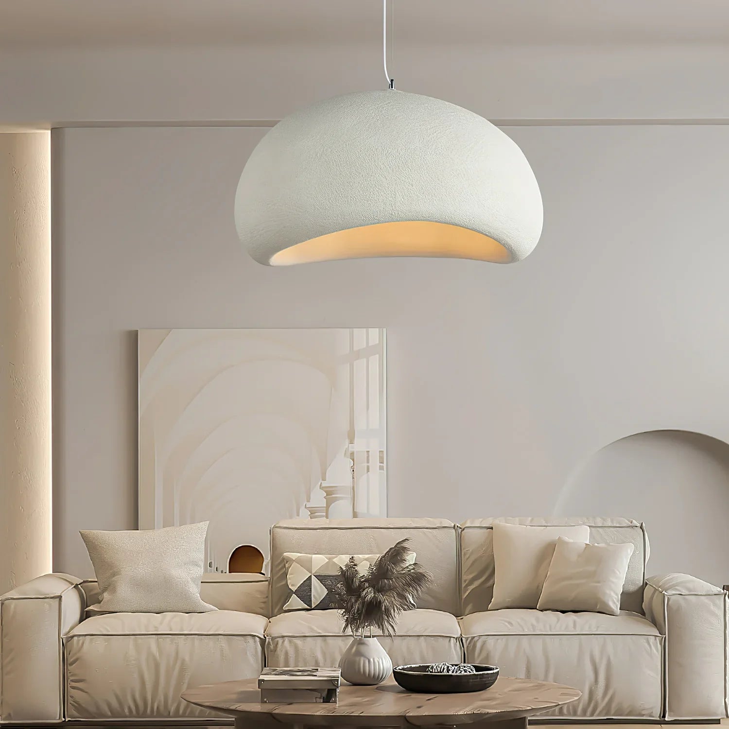 Kryo Wabi-Sabi Spherical Cloud Pendant Light