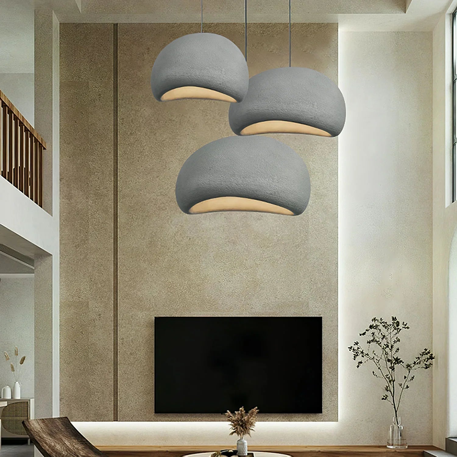 Kryo Wabi-Sabi Spherical Cloud Pendant Light - Neutralighting