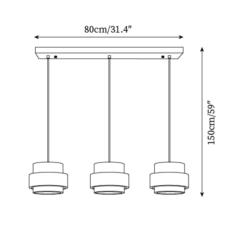 Ritta Pendant Light Travertine - Neutralighting