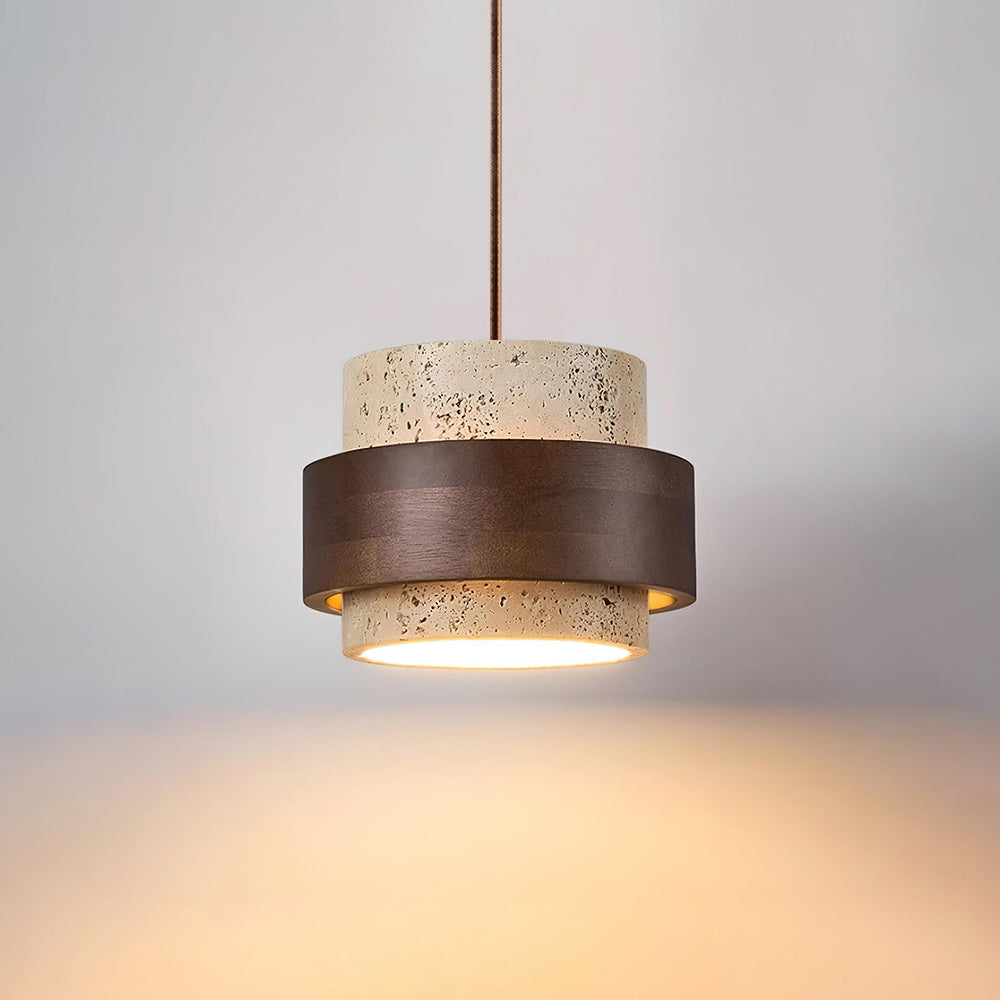 Perra Pendant Light Travertine