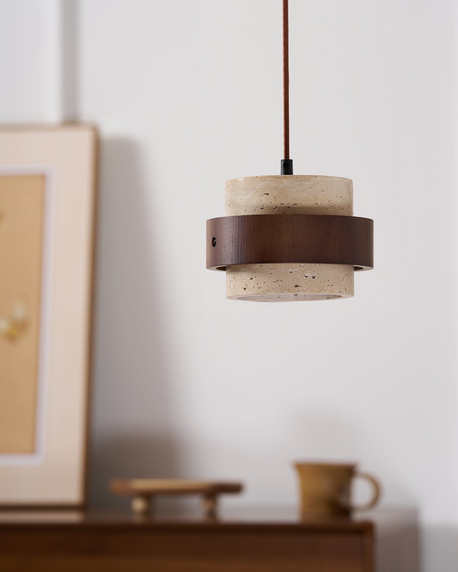 Ritta Pendant Light Travertine - Neutralighting