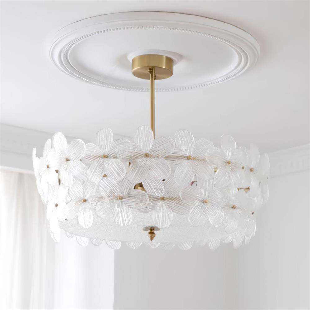 Fionel Glass Semi-Flush Mount Light - Neutralighting