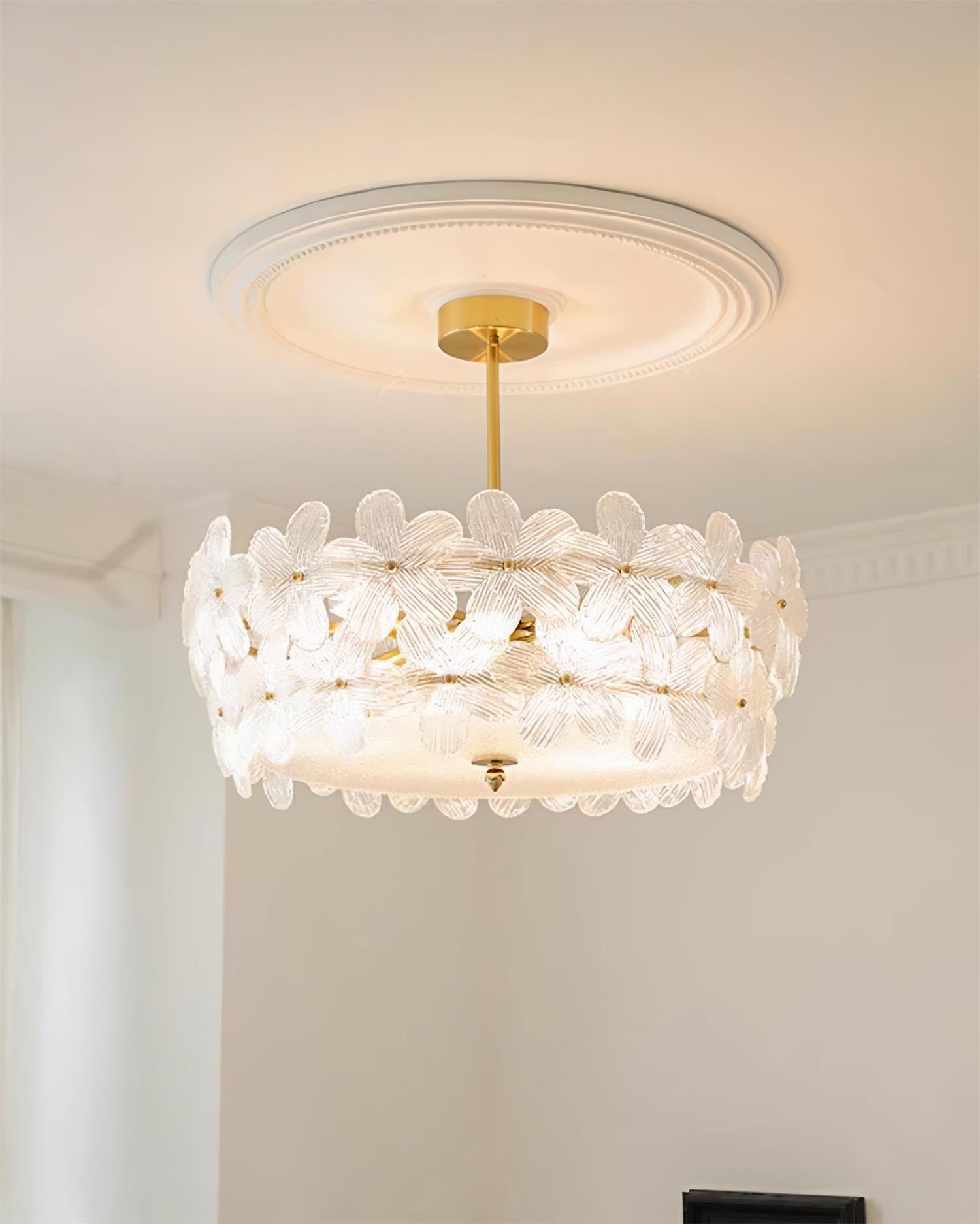 Fionel Glass Semi-Flush Mount Light - Neutralighting