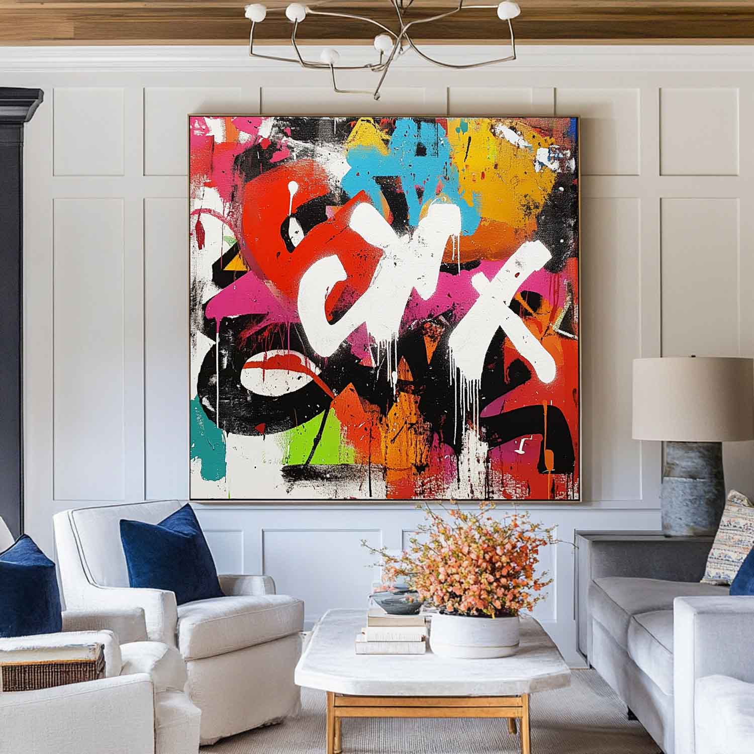 Modern Abstract Painting ABAS264 - Neutralighting