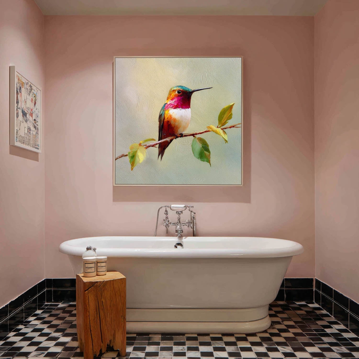 Modern Hummingbird Art ABAS321 - Neutralighting