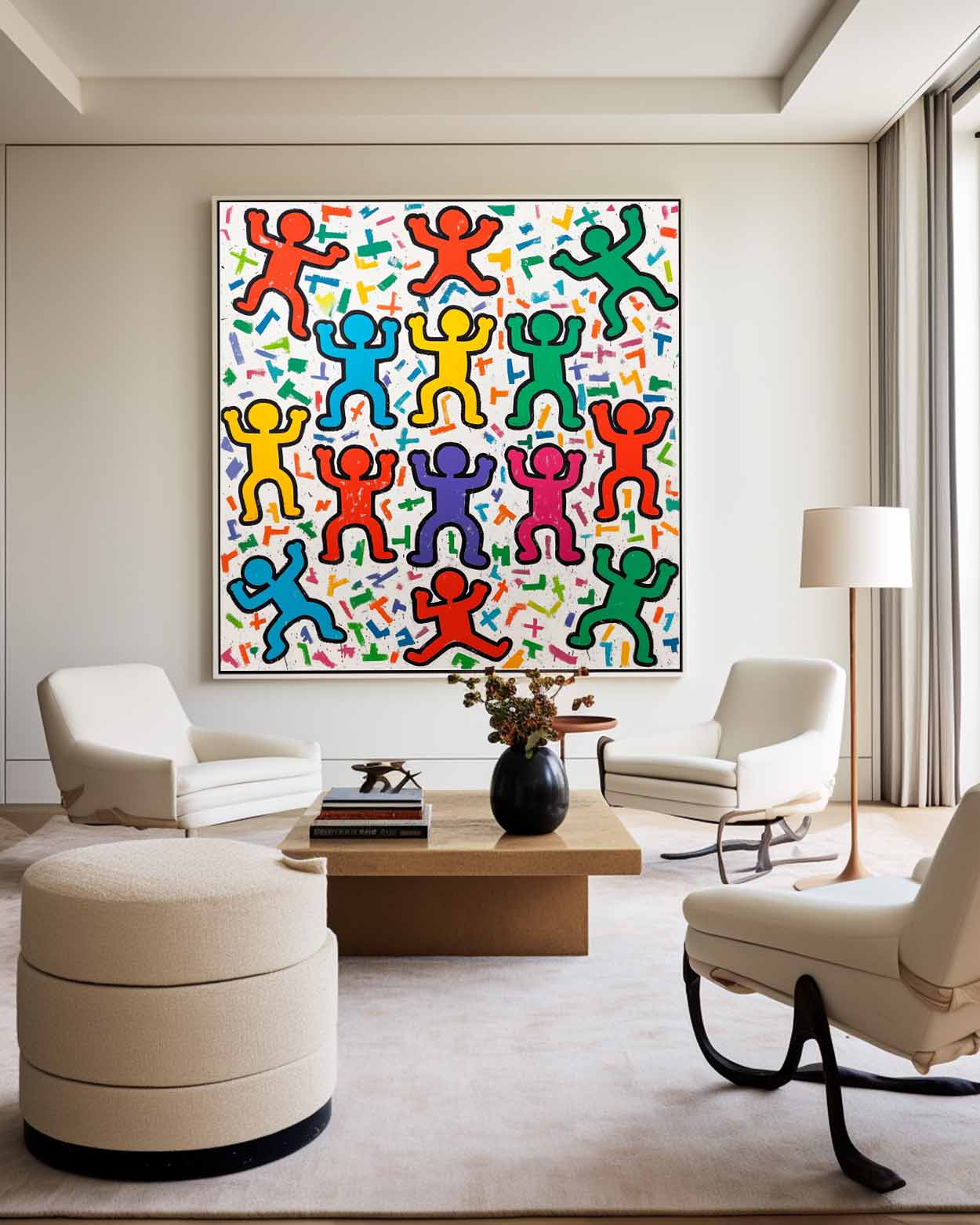 Modern Abstract Painting ABAS265 - Neutralighting