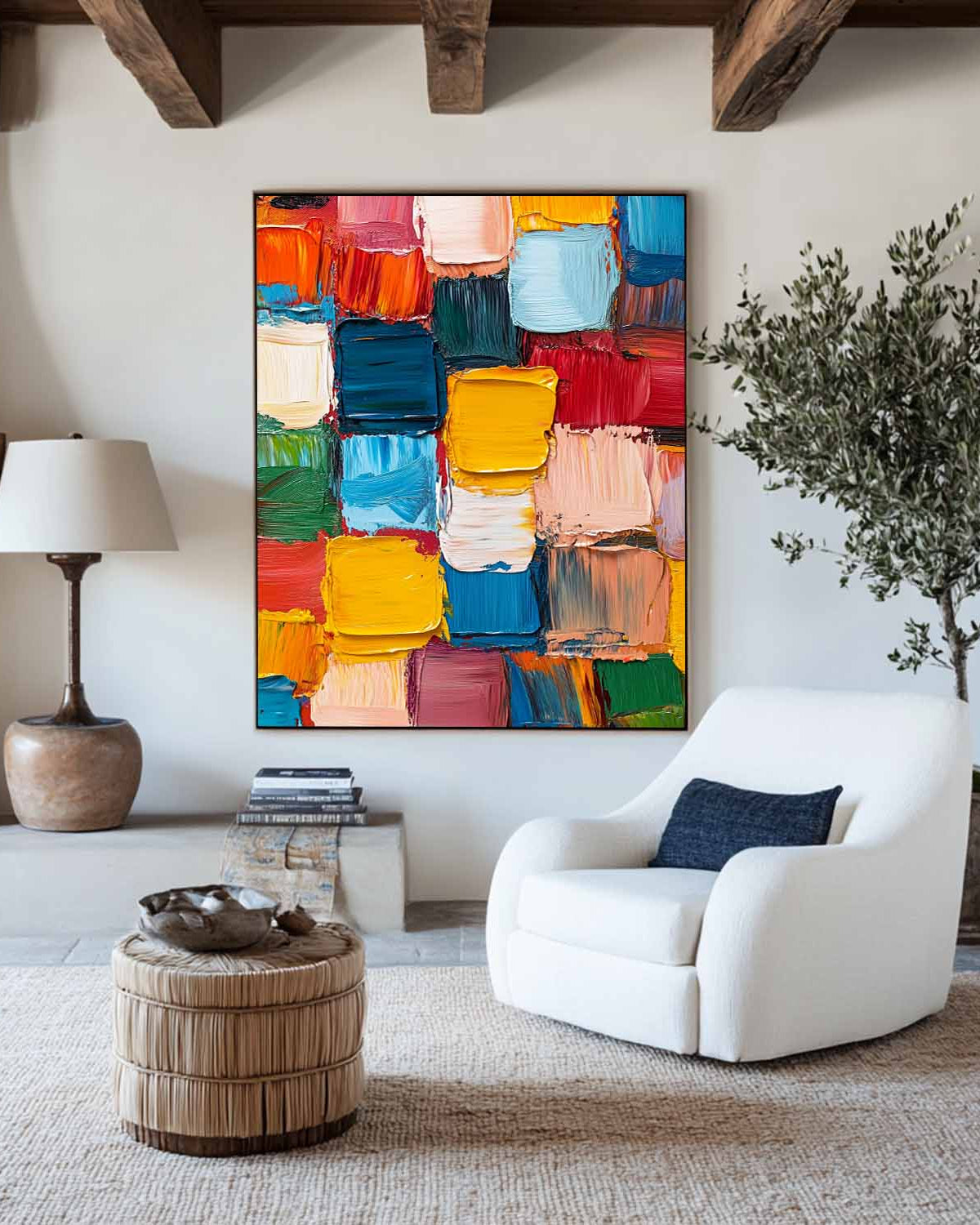 Modern Abstract Painting ABAV591 - Neutralighting