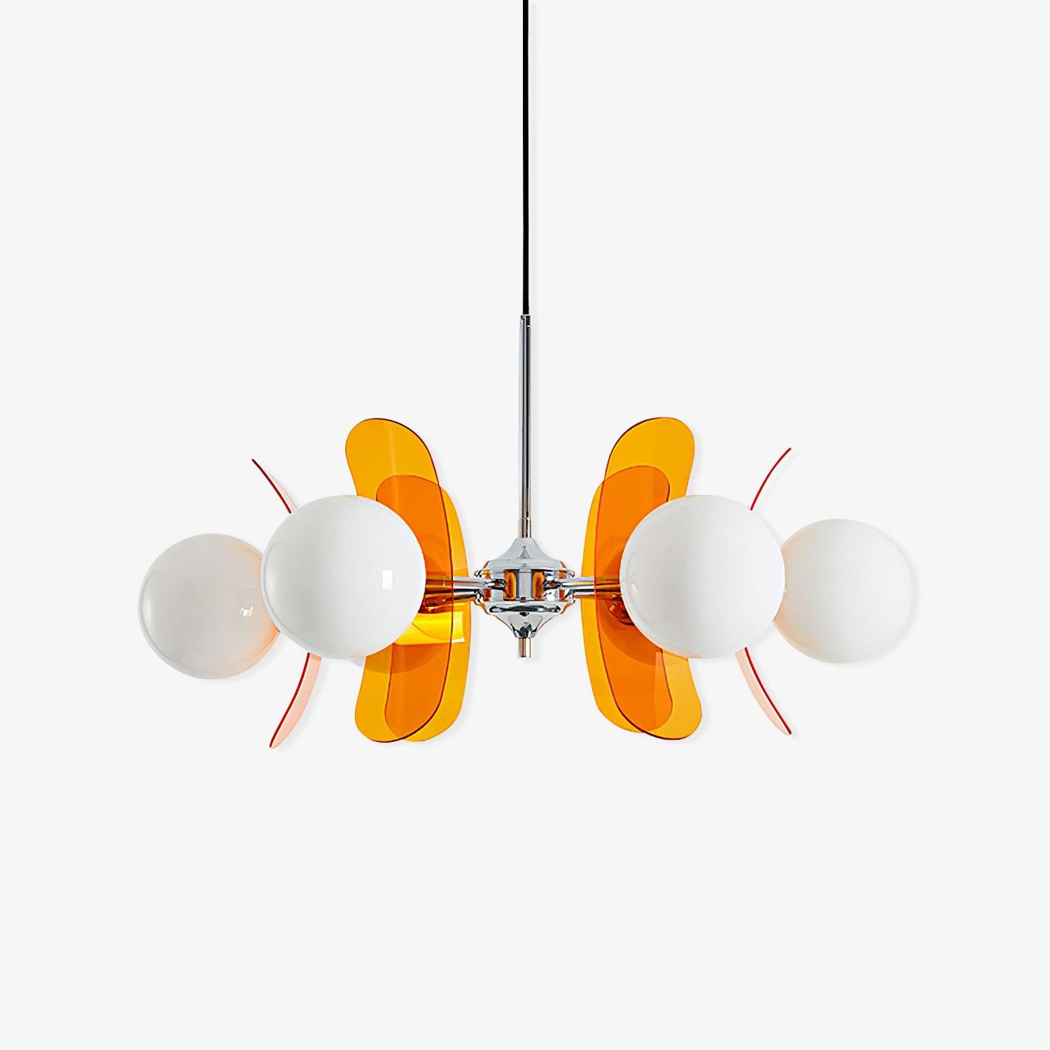 Ulano Chandelier Brown &Orange - Neutralighting