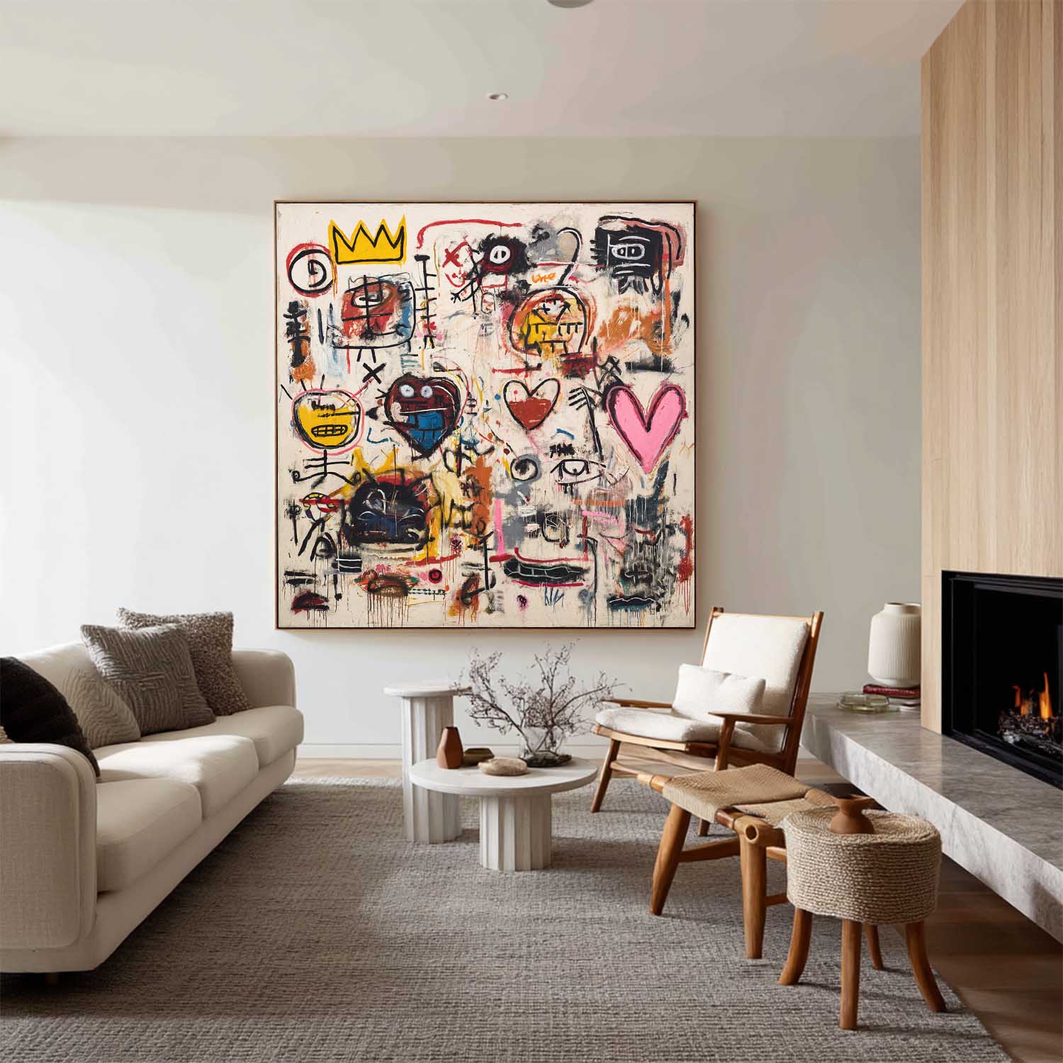 Modern Graffiti Texture Painting ABAS319 - Neutralighting