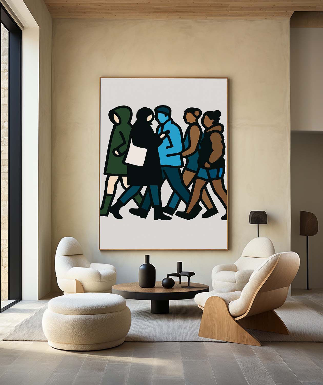 Modern Abstract Painting ABAV606 - Neutralighting