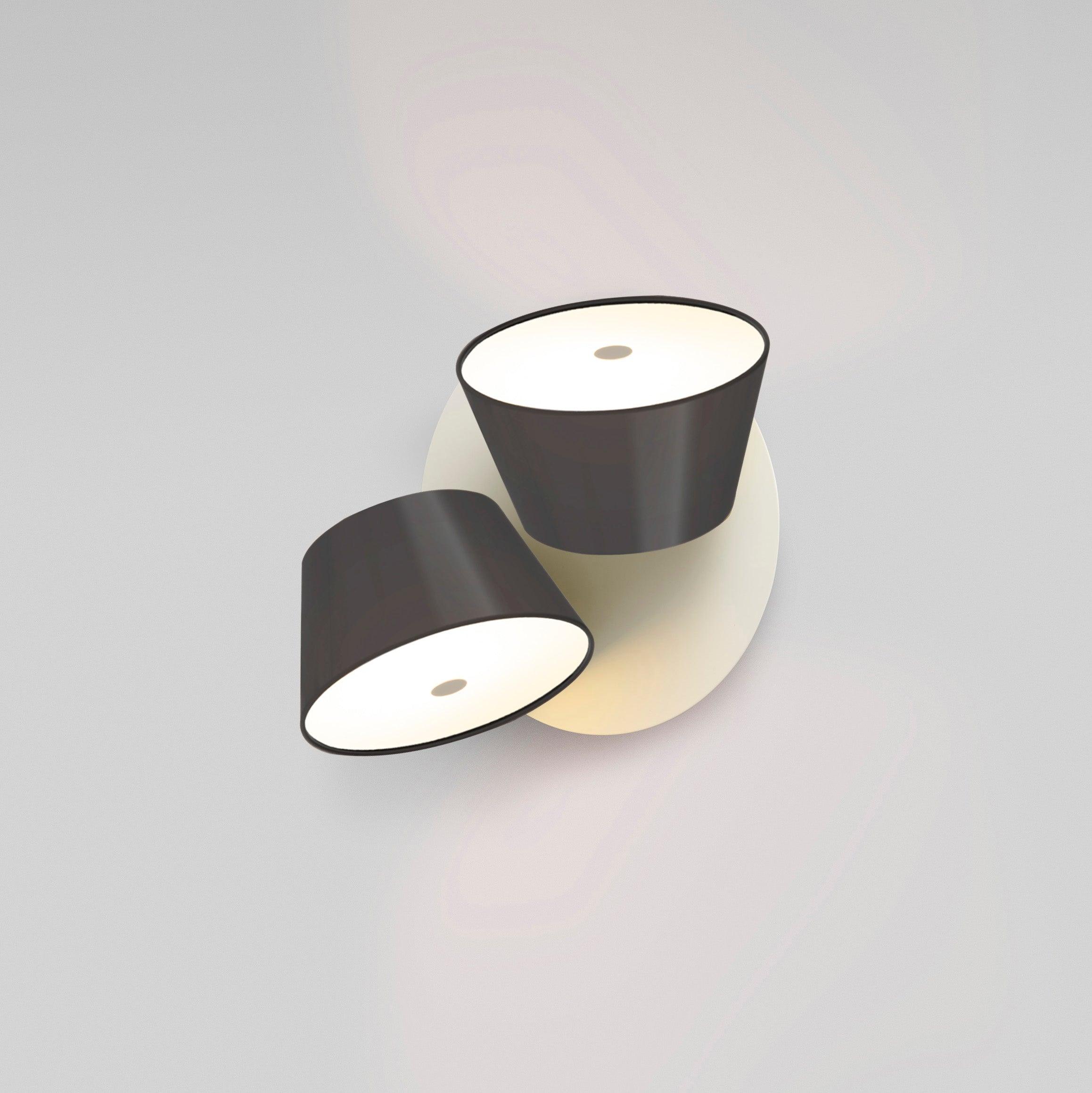 Fivra Dual Shade Wall Lamp - Neutralighting