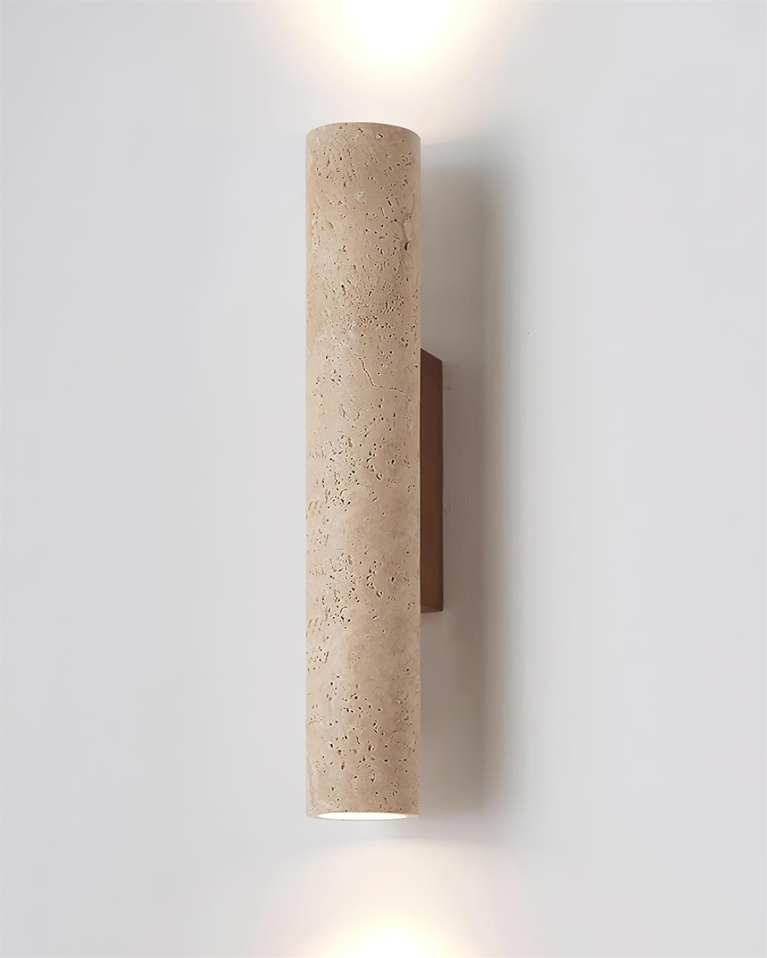 Lunaro Tall Travertine Wall Sconce - Neutralighting