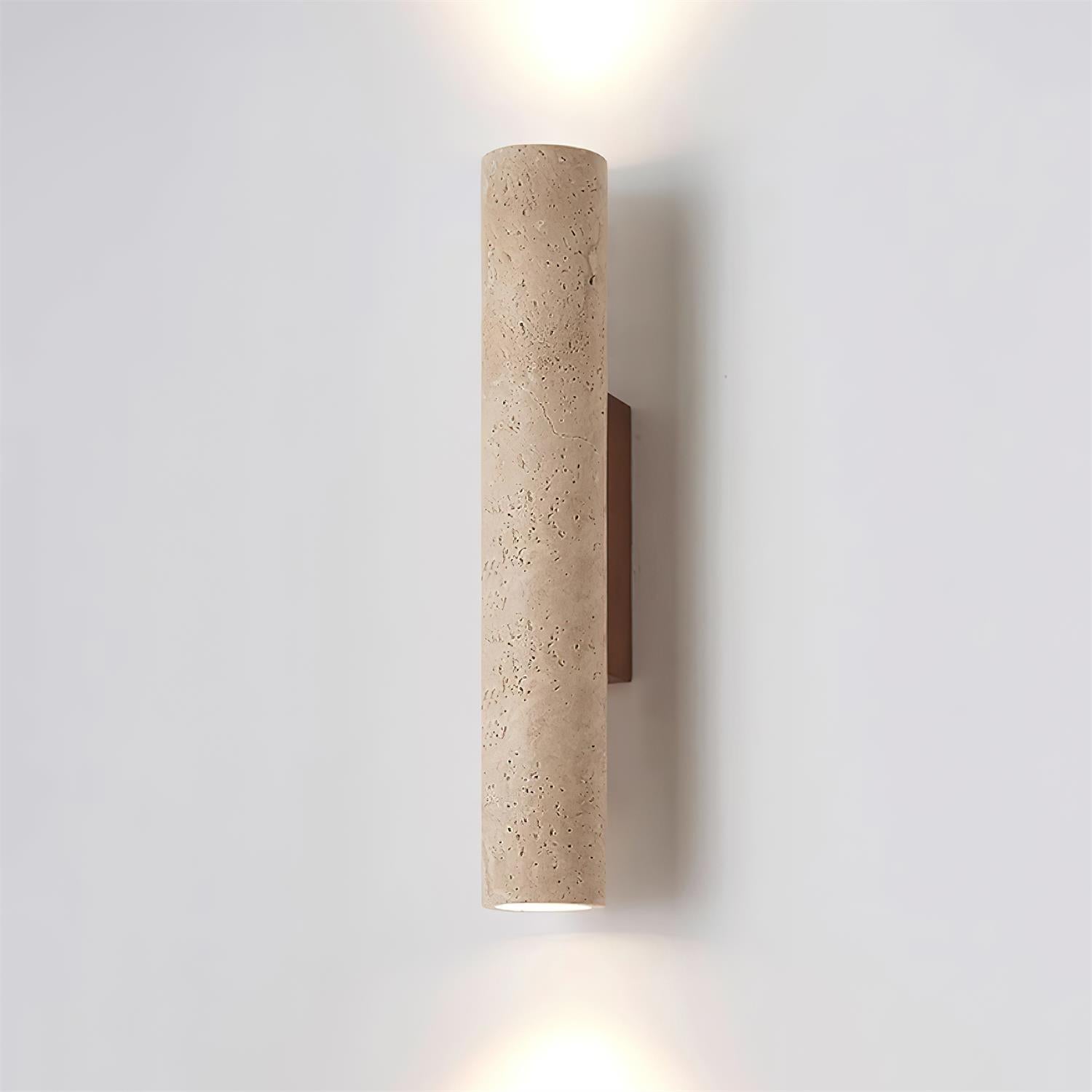 Lunaro Tall Travertine Wall Sconce - Neutralighting