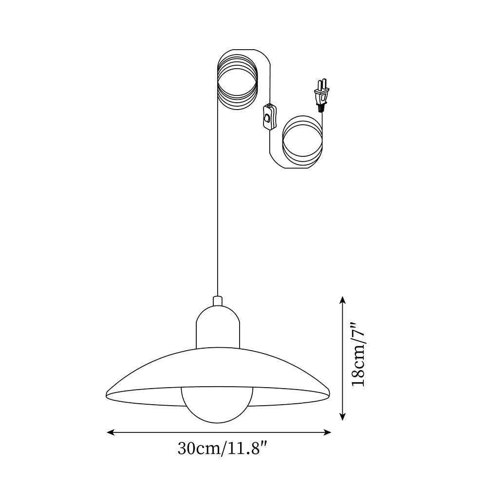Woodora Plug-In Pendant Light - Neutralighting