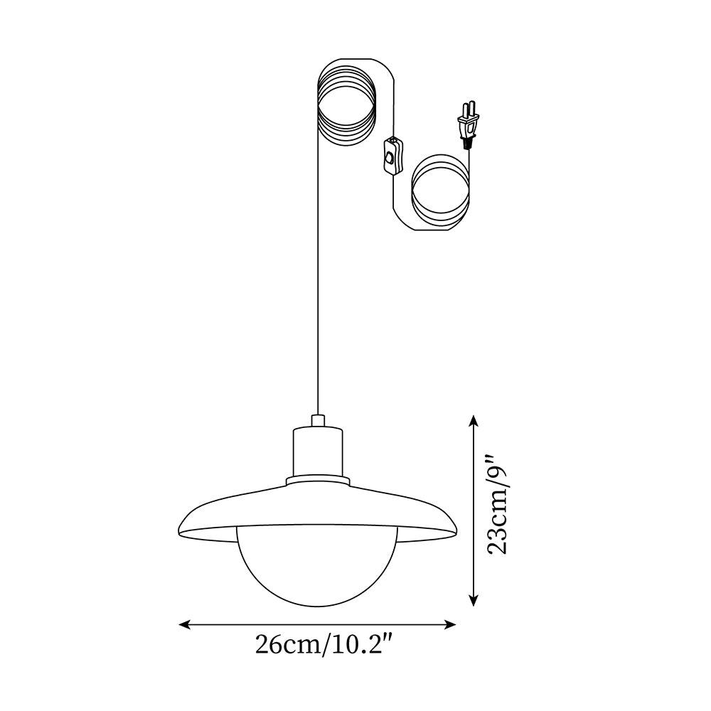 Woodora Plug-In Pendant Light - Neutralighting