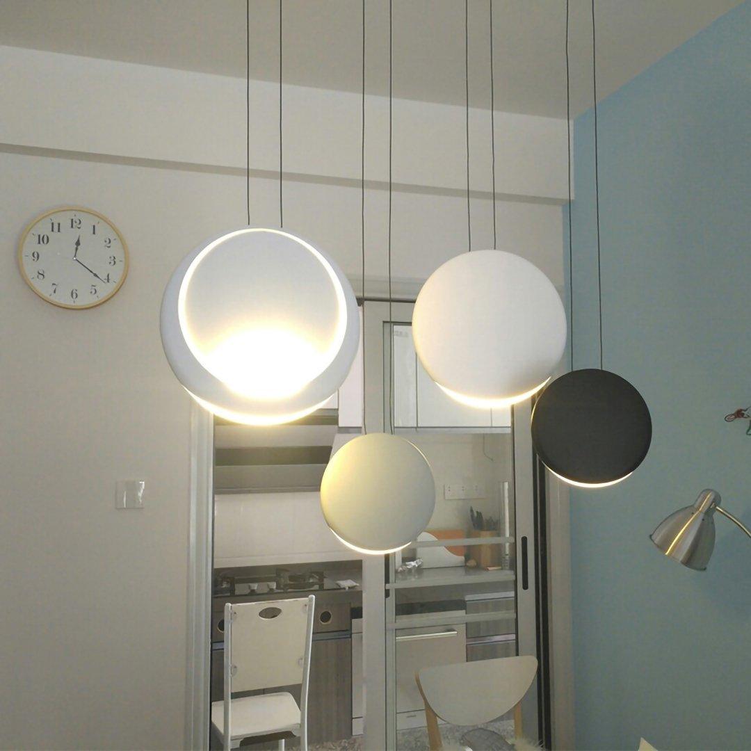 Arisha Modern Pendant Light, Metal, Black/White/Green/Gray - Neutralighting