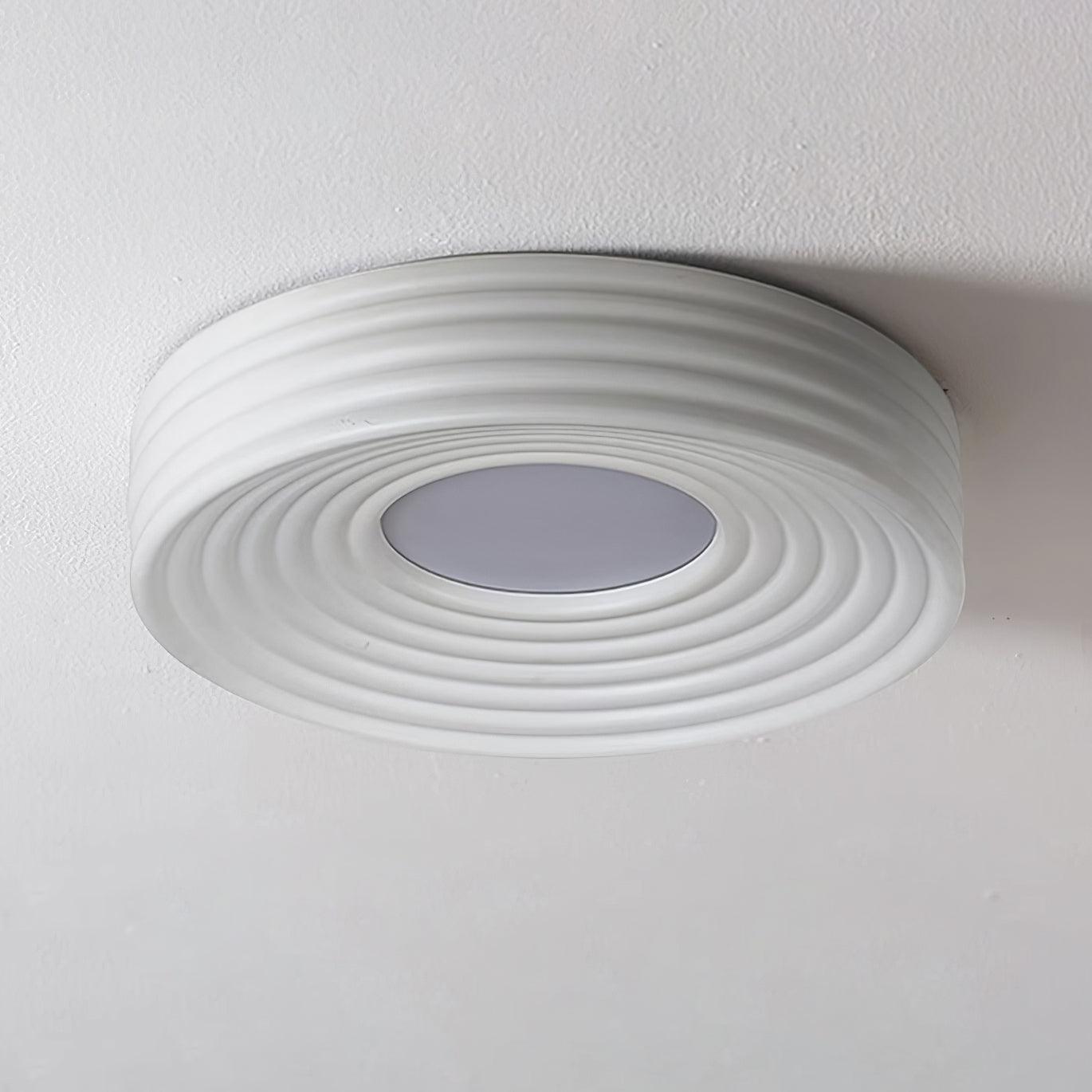 Ceiling Light Ribbed Acrylic Canopy Textured Contemporary Fixture - Neutralighting