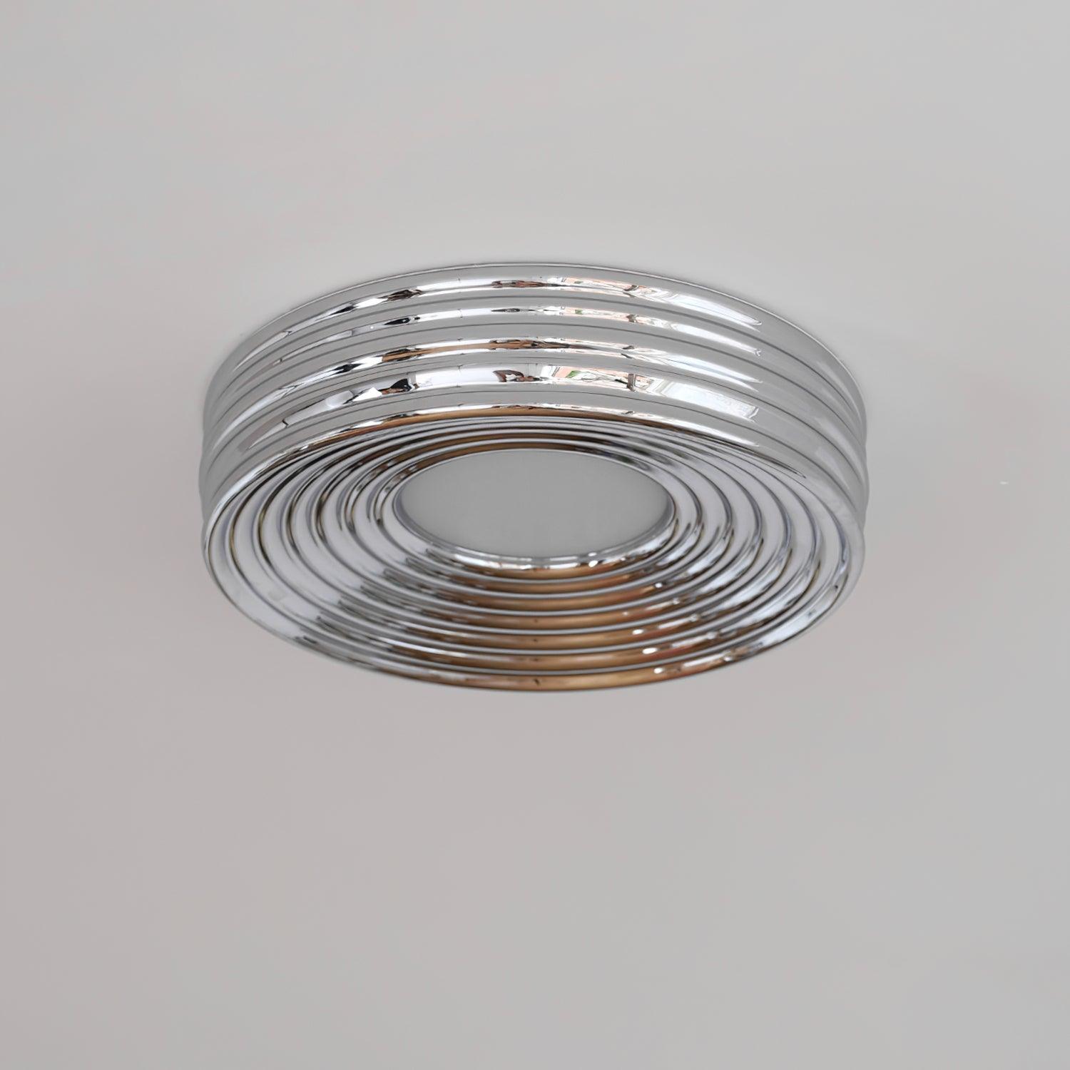 Ceiling Light Ribbed Acrylic Canopy Textured Contemporary Fixture - Neutralighting