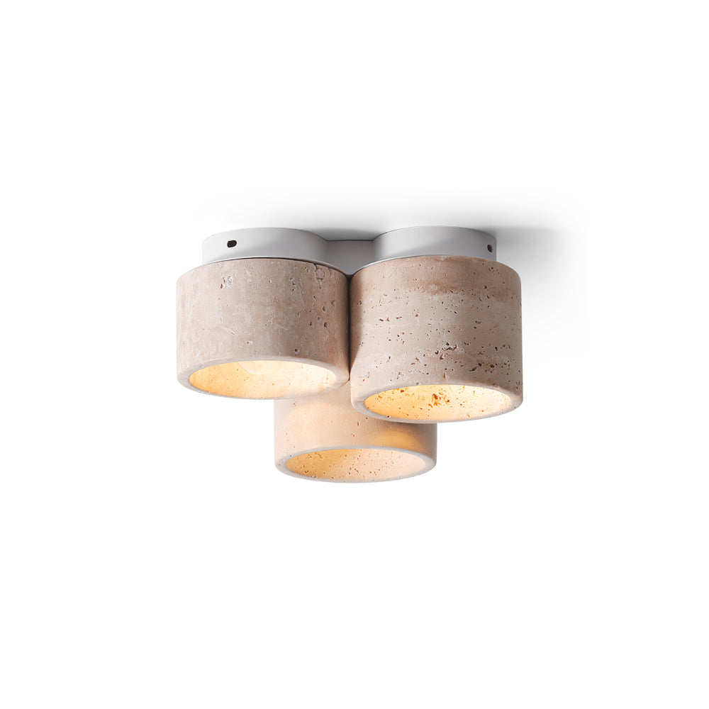 Ritta Ceiling Light 3 head Travertine - Neutralighting