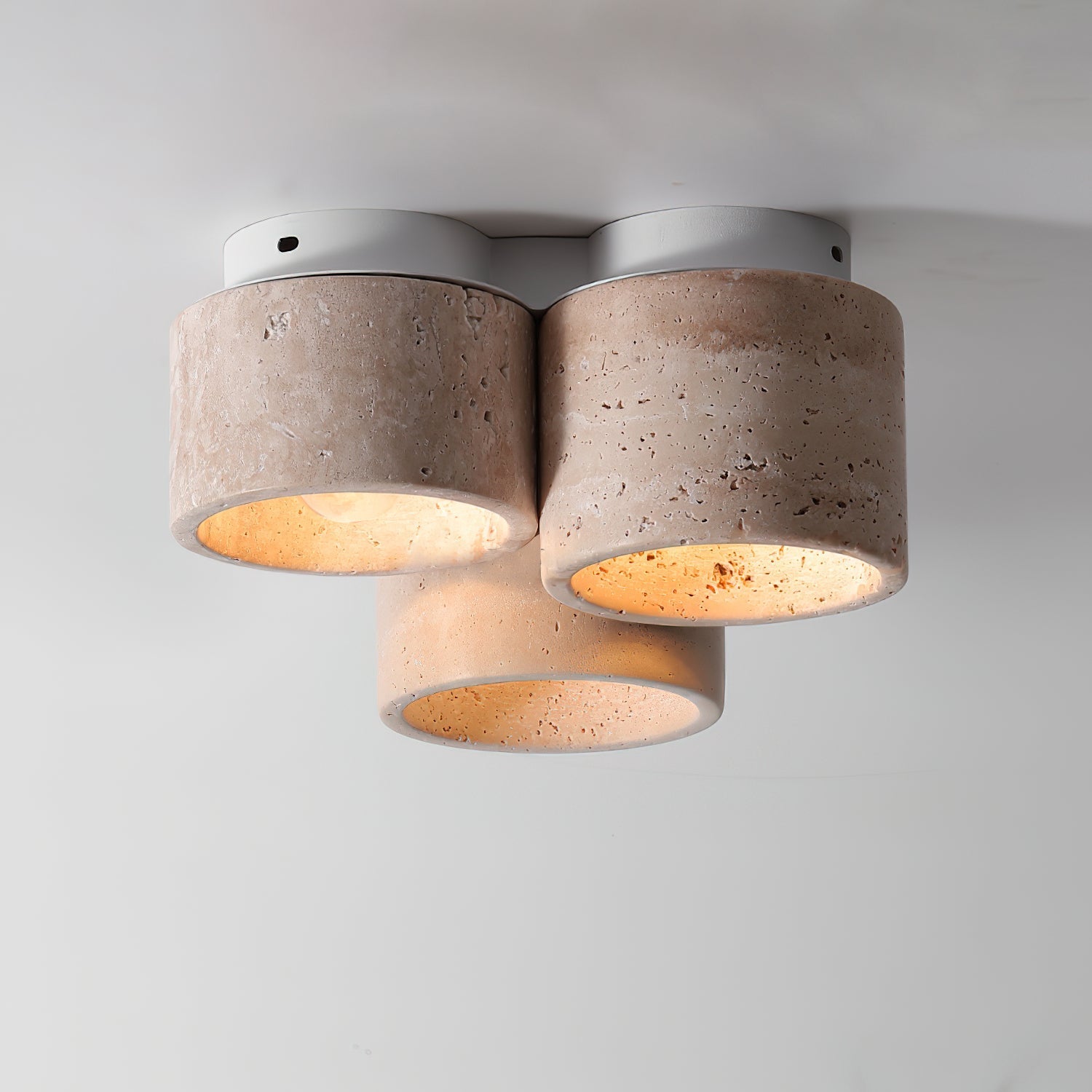 Ritta Ceiling Light 3 head Travertine - Neutralighting