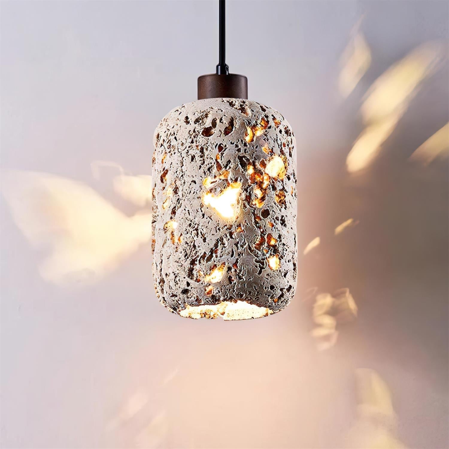 Eryno Concrete Travertine Pendant Light - Neutralighting