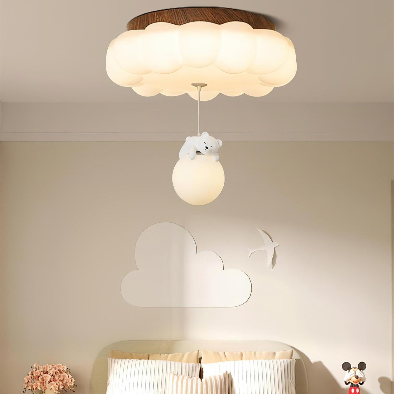 Quen Cute Cake Bear Ceiling Light - Neutralighting