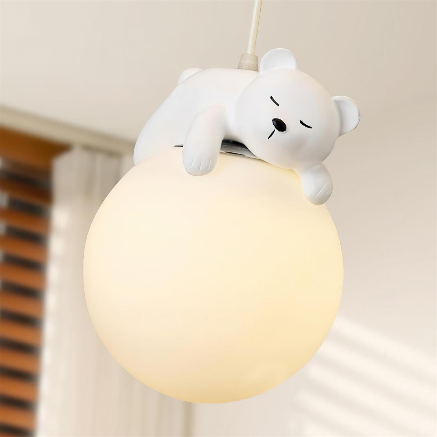 Quen Cute Cake Bear Ceiling Light - Neutralighting